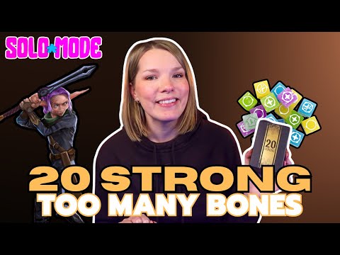 20 Strong: Too Many Bones - BGG Solo-Mode w/ Foster the Meeple Video Thumbnail